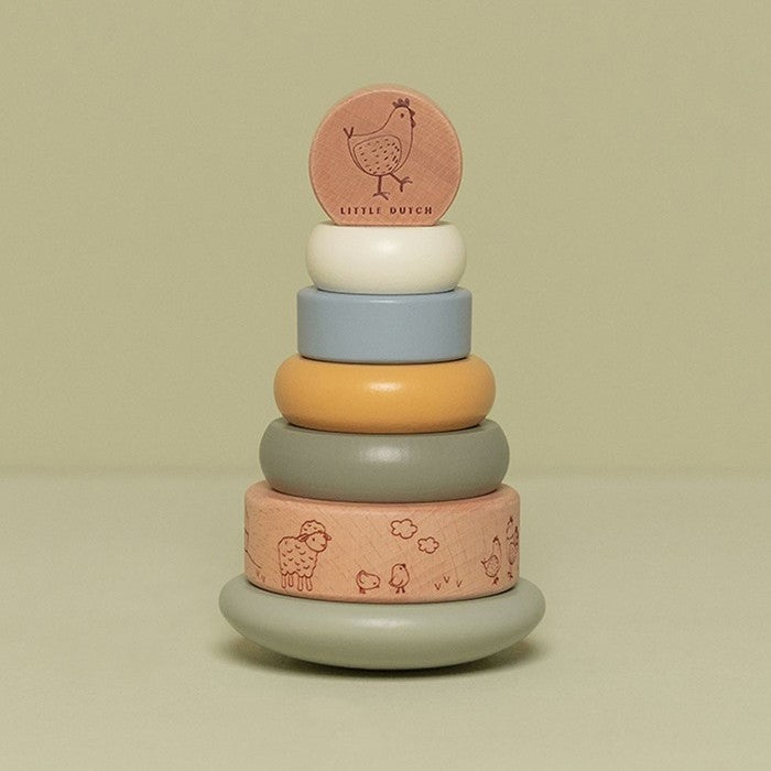 Anillos Apilables Little Farm - Little Dutch