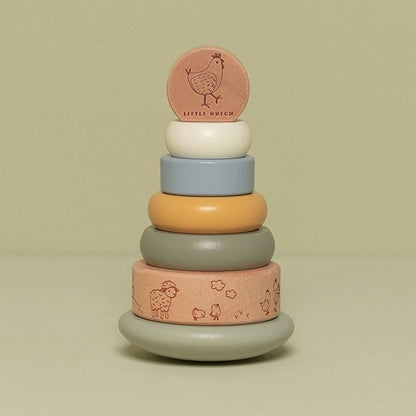 Anillos Apilables Little Farm - Little Dutch