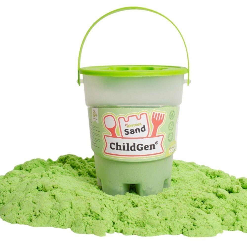 Arena Kinética 500 gr. Verde - Childgen