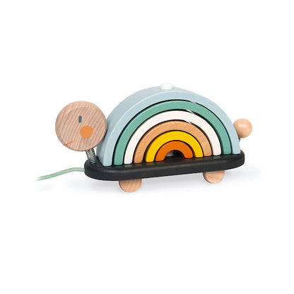 Arrastre Tortuga Arcoiris Sweet Cocoon - Janod