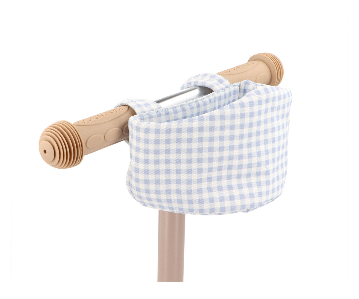 Pink Gingham Doll Stroller - Monnëka