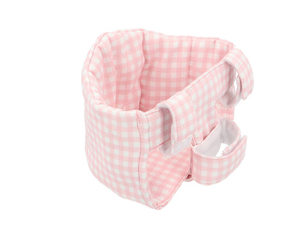 Asiento de Bicicleta para Muñecas Vichy Rosa - Monnëka