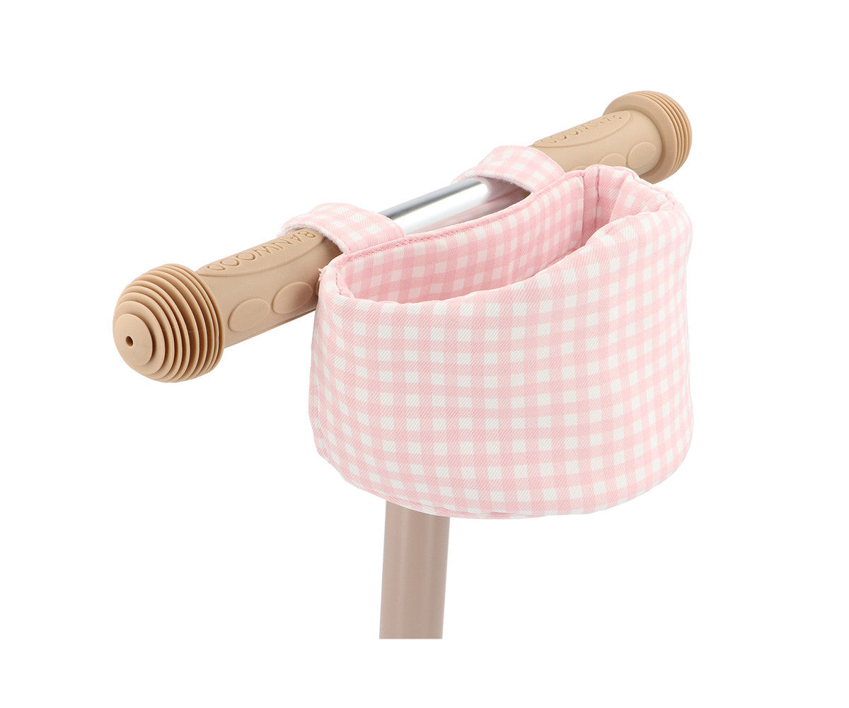 Asiento de Bicicleta para Muñecas Vichy Rosa - Monnëka