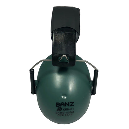 Cascos Anti Ruido Dark Green Kidz +3 - Banz