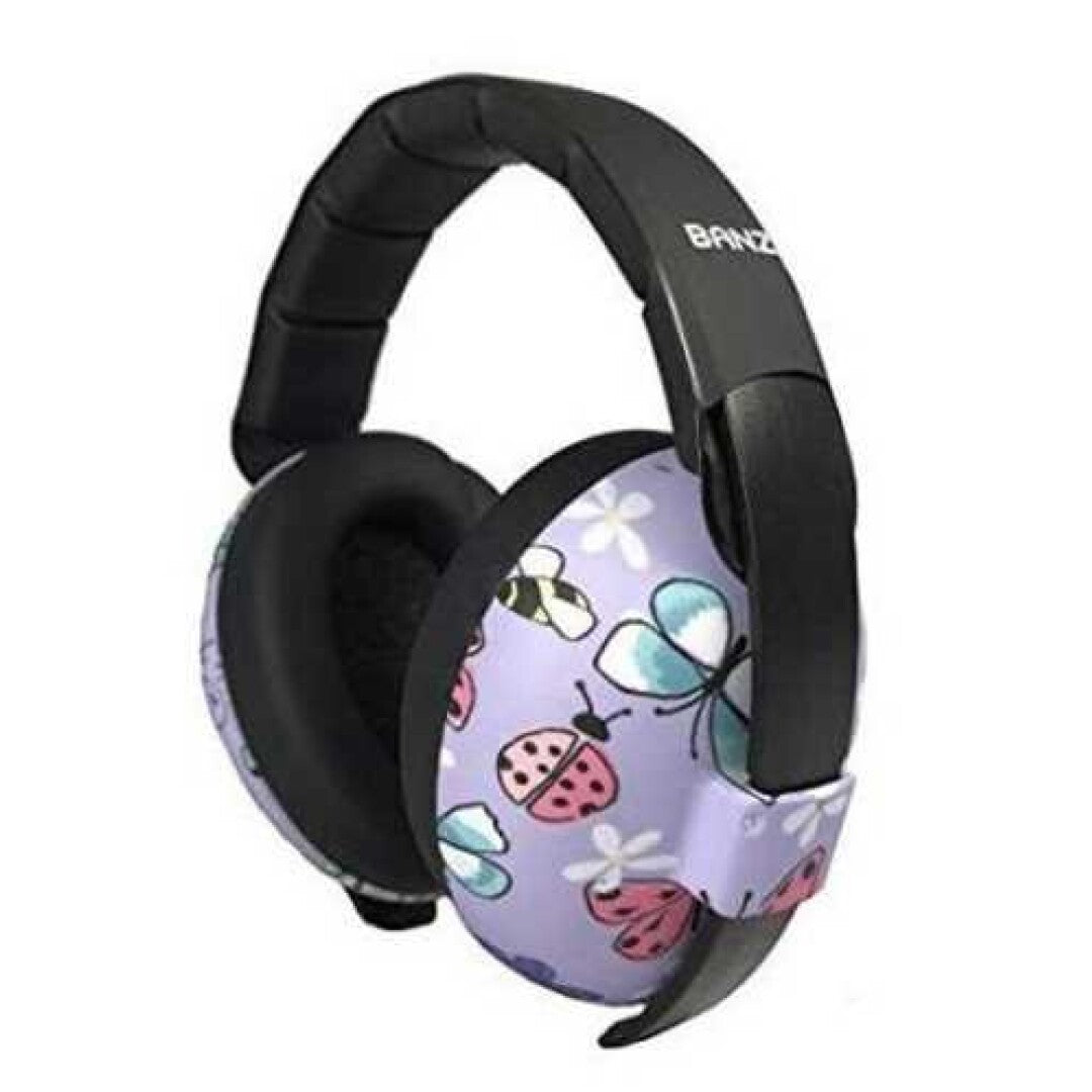 Cascos Anti Ruido Baby Mariposas - Banz