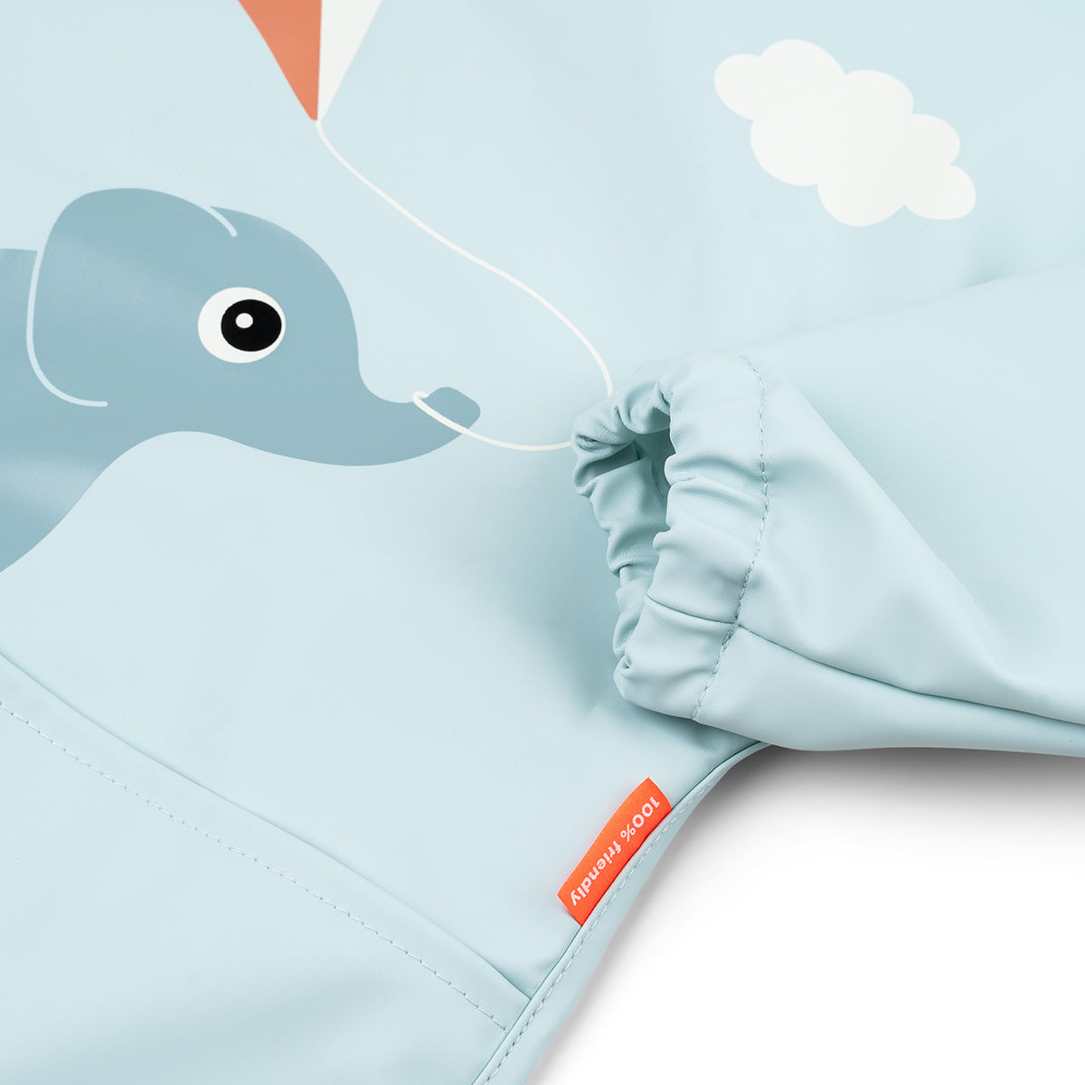 Babero con Bolsillo y Mangas Playground Azul - Done by Deer