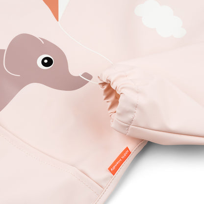 Babero con Bolsillo y Mangas Playground Rosa - Done by Deer