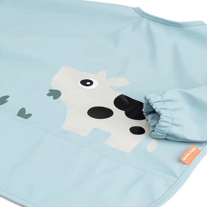 Babero con Bolsillo y Mangas Tiny Farm Azul - Done by Deer