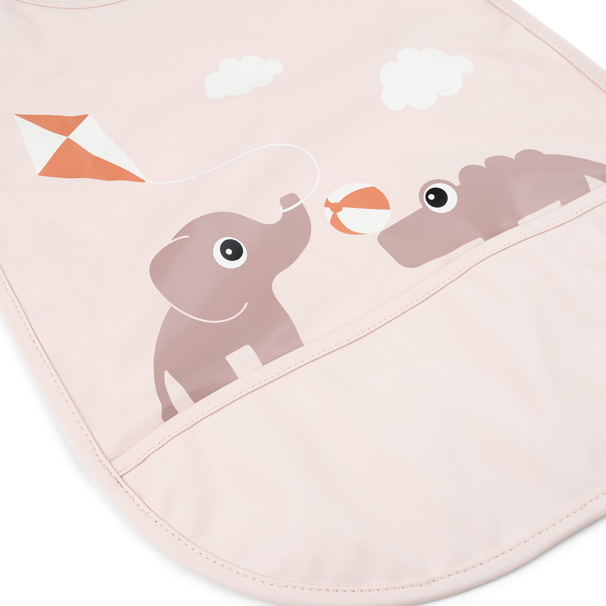 Babero con Velcro Playground Rosa - Done by Deer