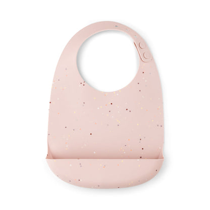 Babero Silicona Confetti Rosa - Done by Deer