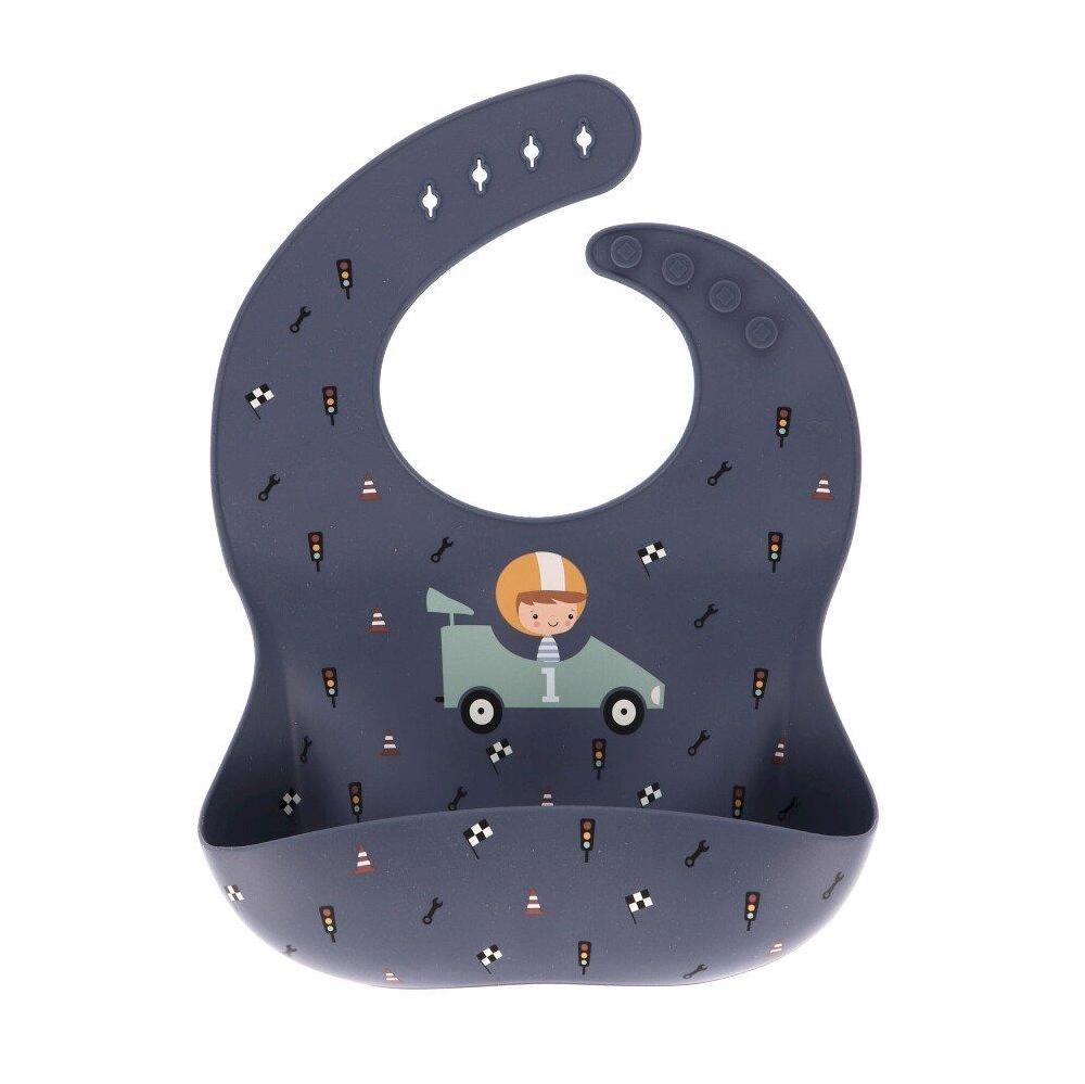 Babero Silicona Speed Racers tutete