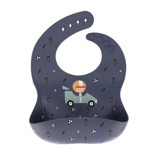 Babero Silicona Speed Racers tutete