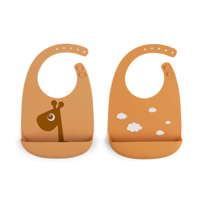 Baberos Silicona 2 pack Raffi - Done by Deer