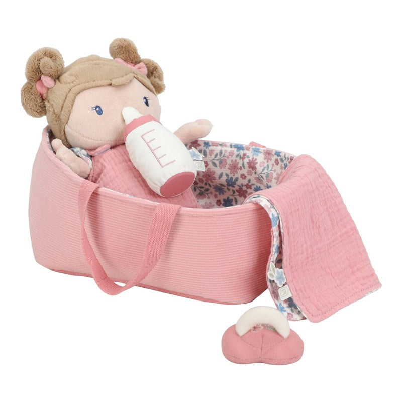 Bebé Rosa con Canastilla - Little Dutch