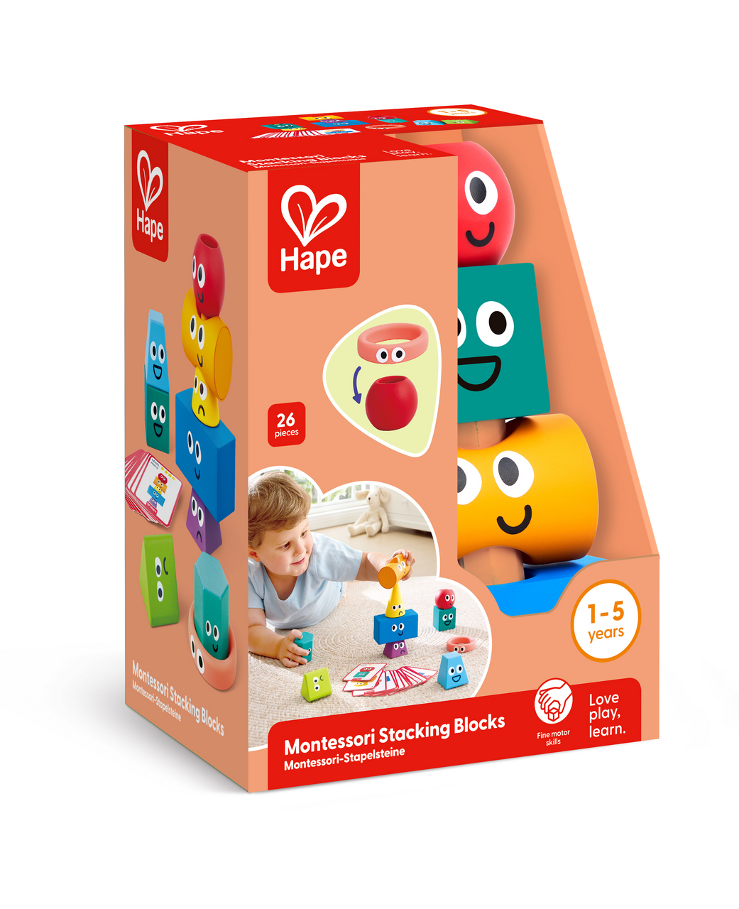 Bloques Apilables Montessori - Hape