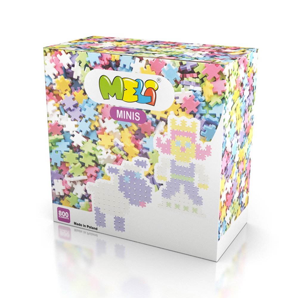 Bloques Meli Mini Pastel 800 piezas