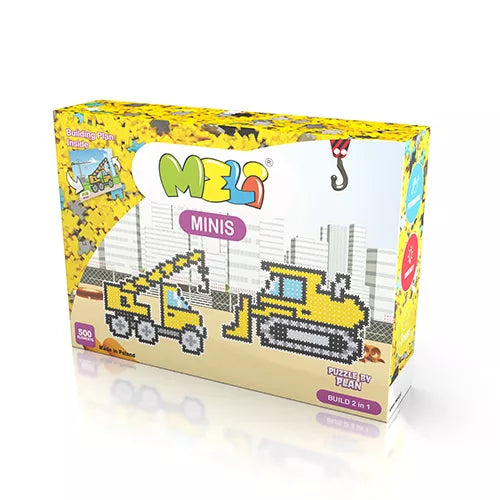 Bloques Meli Mini Tematic 2 en 1 Construcciones