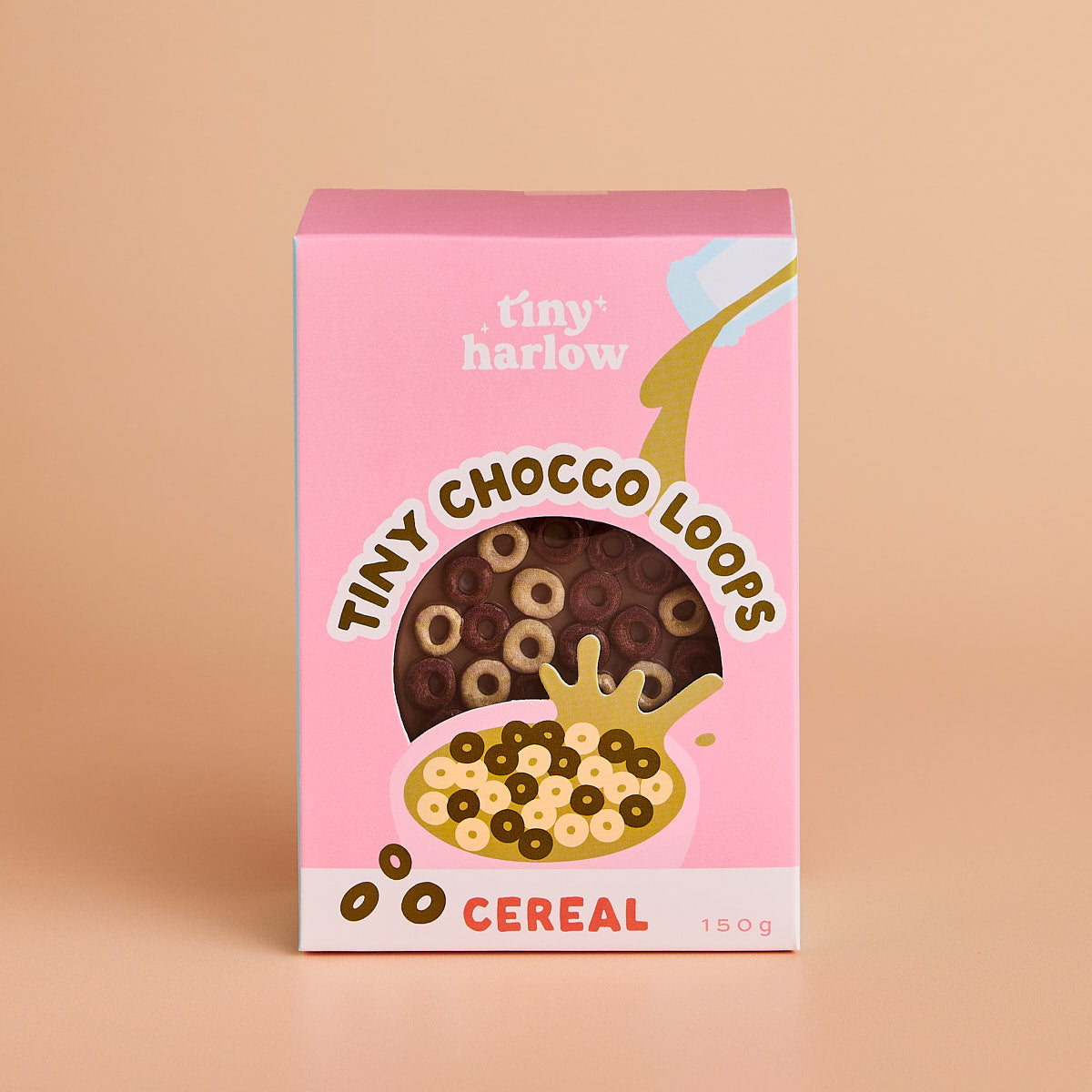 Bol de Cereales de Chocolate para Muñecas - Tiny Harlow