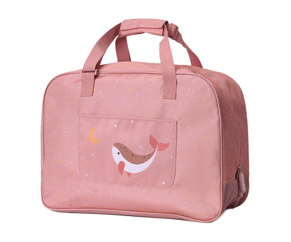 Bolso de Playa Antiarena con Rejilla Whale Pink - Monnëka