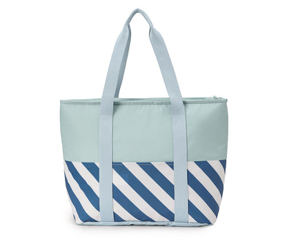 Bolso Térmico Beach Club Stripes Azul - Monnëka