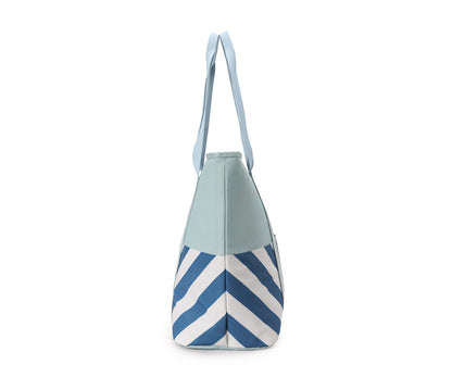 Bolso Térmico Beach Club Stripes Azul - Monnëka