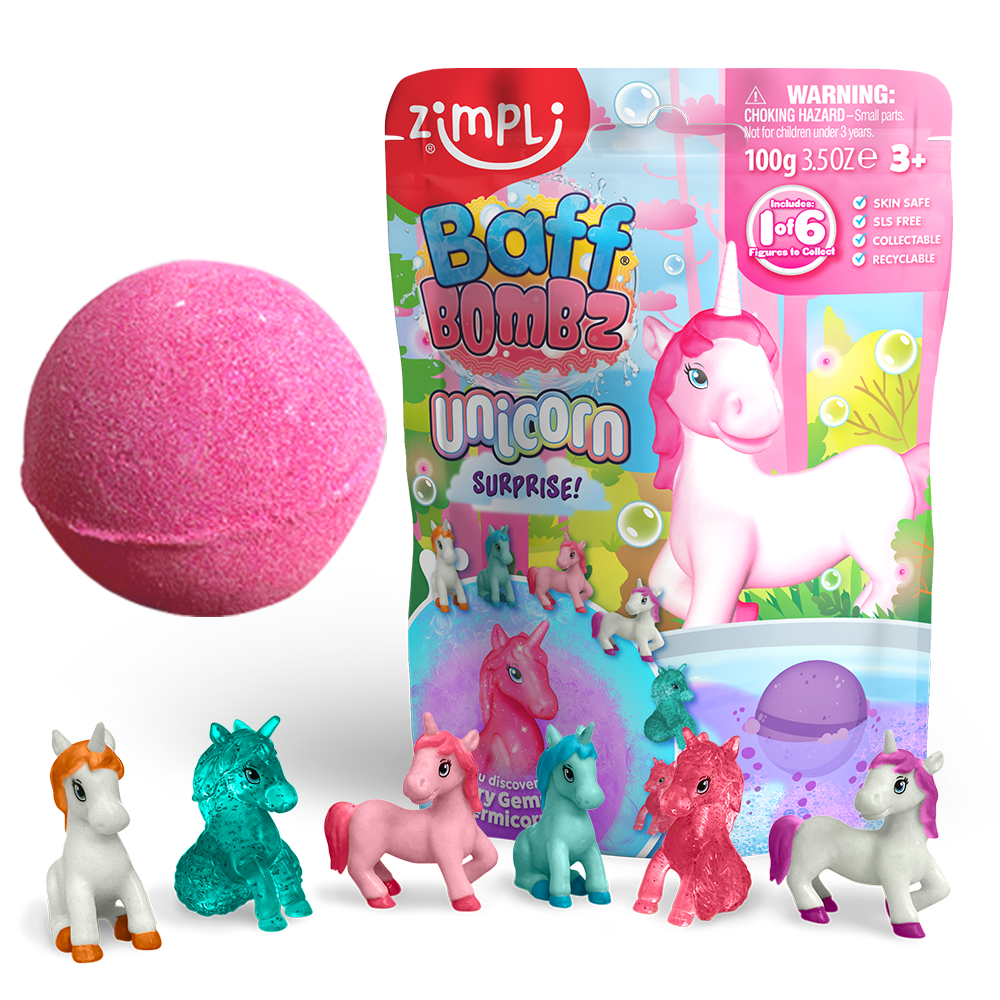Bomba de Baño Surprise Unicornios - Zimpli
