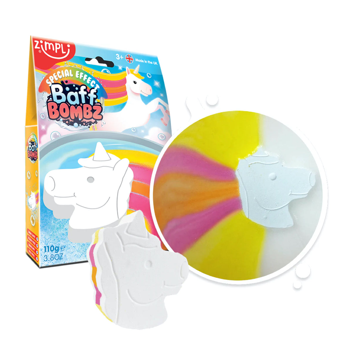 Bomba de Baño Unicornio - Zimpli