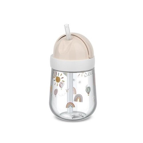 Vaso con Pajita 300 ml Arcoíris - Little Dutch