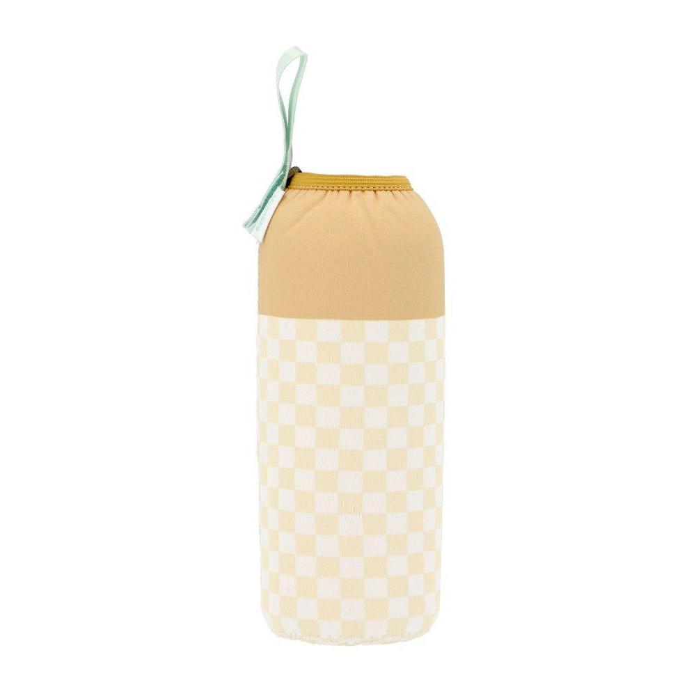 Botella Acero con Funda Stripes Yellow Chess 750ml - Monnëka