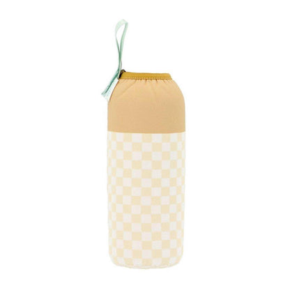 Botella Acero con Funda Stripes Yellow Chess 750ml - Monnëka