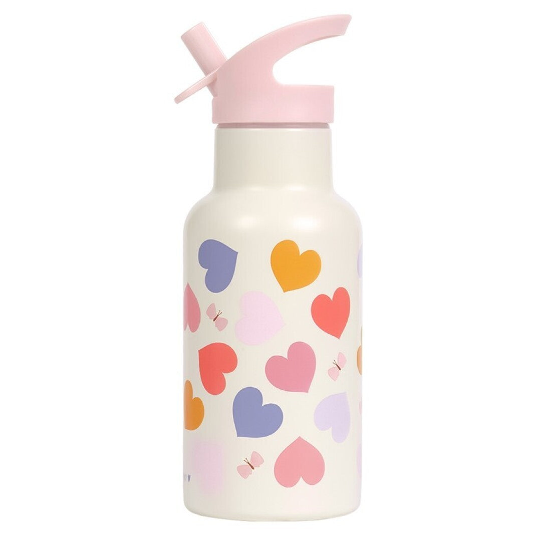 Botella de Acero 350 ml Corazones - A Little Lovely Company