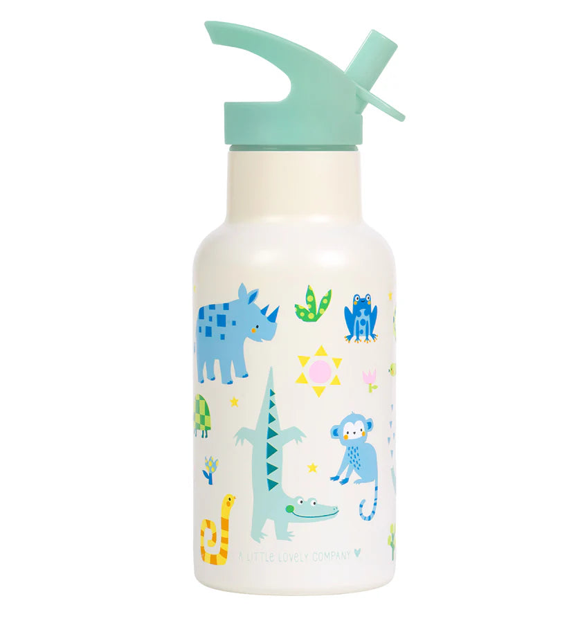Botella de Acero 350 ml Jungla - A Little Lovely Company