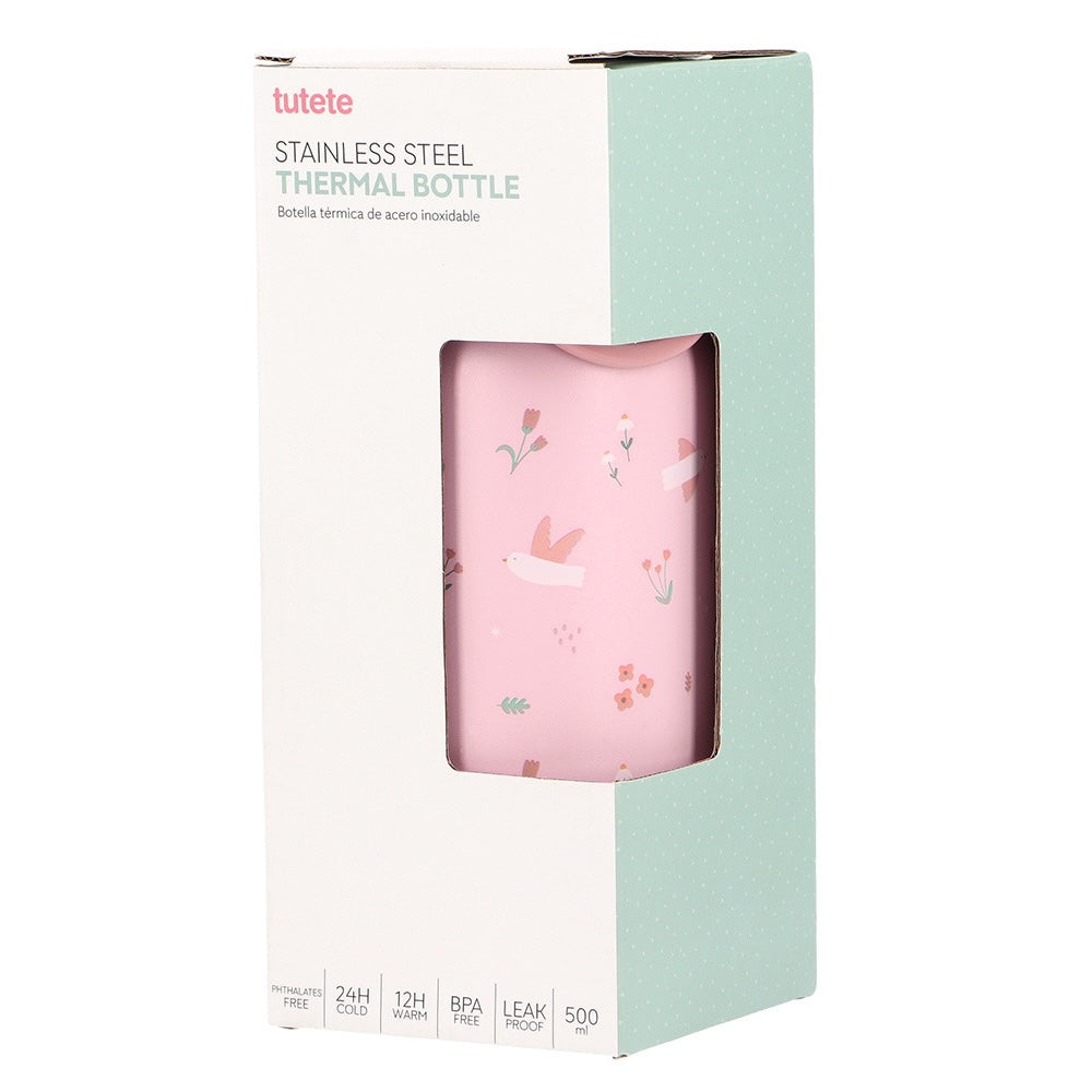 Botella de Acero Blossom Birds 500ml - Tutete