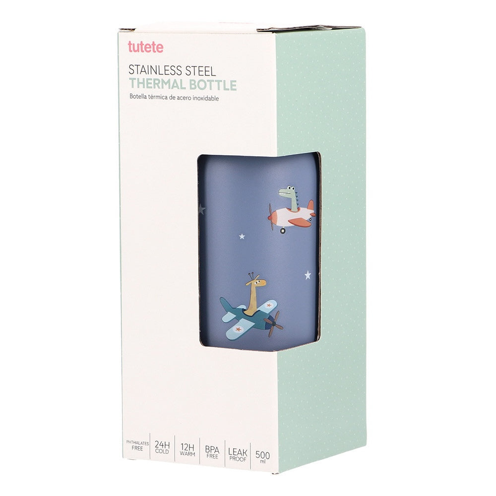 Botella de Acero Térmica Planes 500ml - Tutete