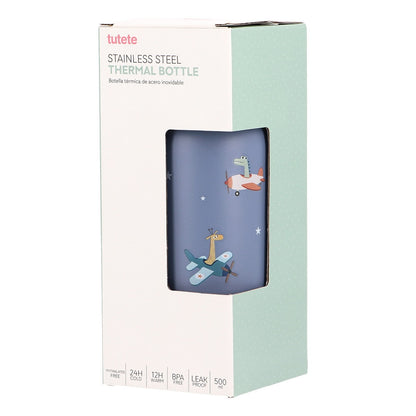 Botella de Acero Térmica Planes 500ml - Tutete