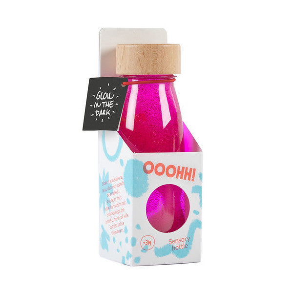 Botella Sensorial Float Bottle Flúo Pink - Petit Boum