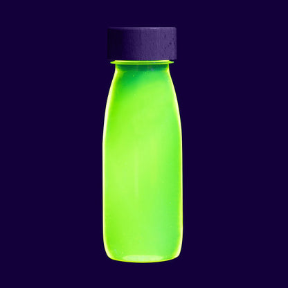 Botella Sensorial Float Bottle Flúor Yellow - Petit Boum