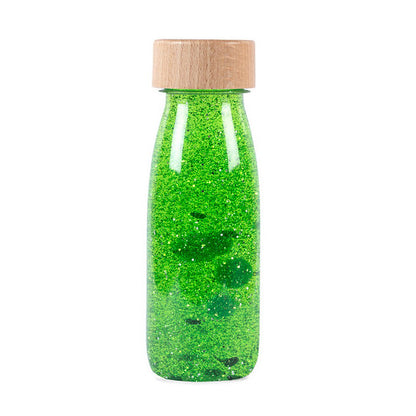 Botella Sensorial Float Bottle Green de Petit Boum