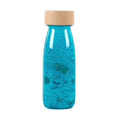 Botella Sensorial Float Bottle Turquoise de Petit Boum