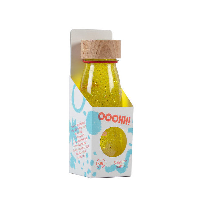 Botella Sensorial Float Bottle Yellow - Petit Boum