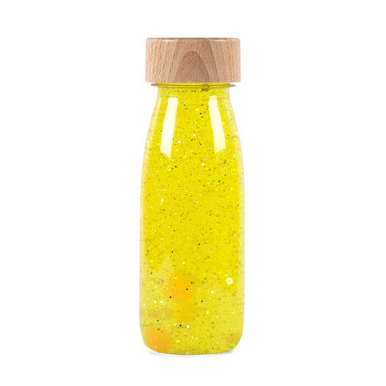 Botella Sensorial Float Bottle Yellow de Petit Boum