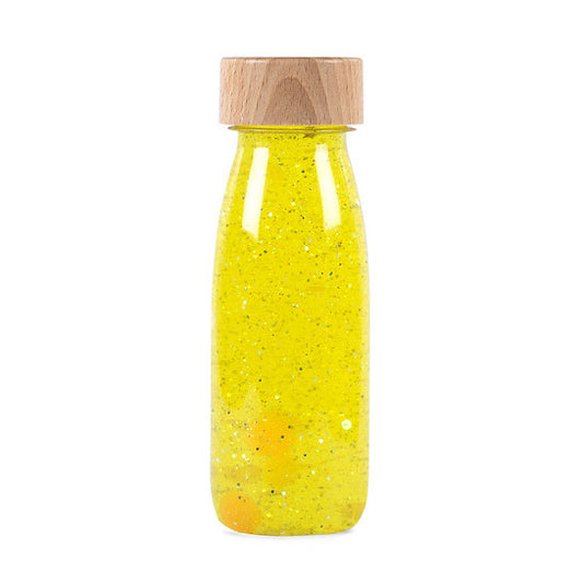 Botella Sensorial Float Bottle Yellow de Petit Boum