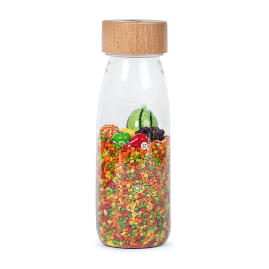Botella Sensorial Learn Bottle Fruits de Petit Boum