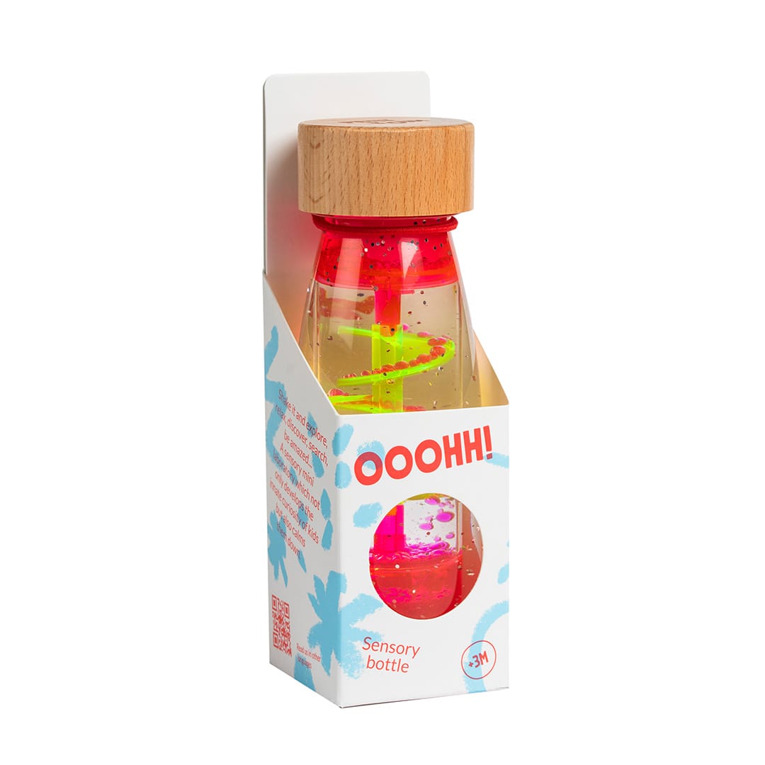 Botella Sensorial Move Spiral Pink - Petit Boum