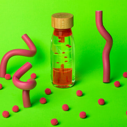 Botella Sensorial Move Spiral Pink - Petit Boum