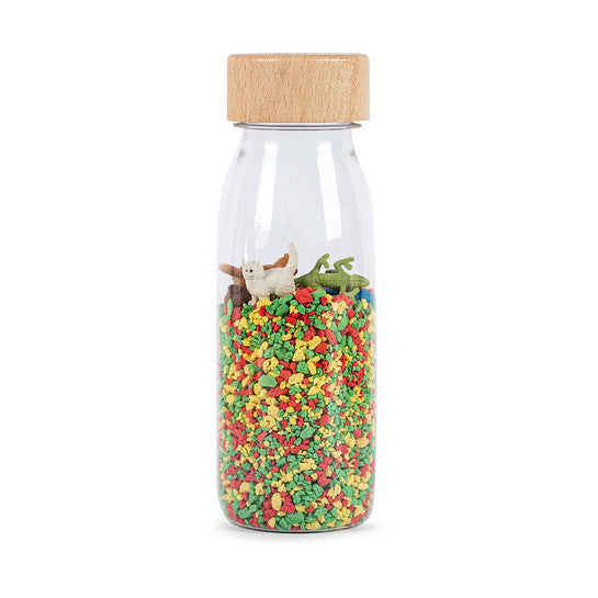 Botella Sensorial Spy Bottle Pets de Petit Boum