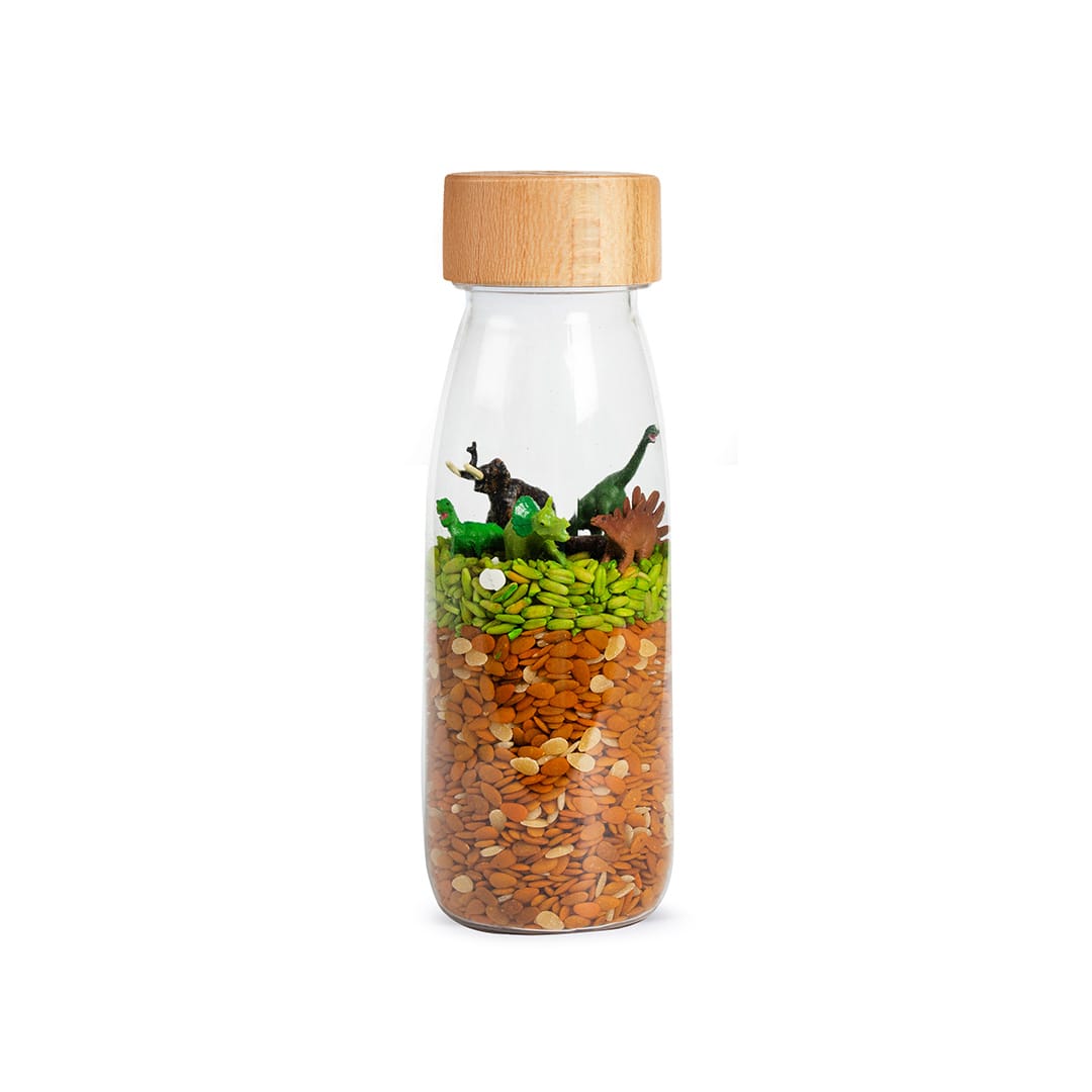Botella Sensorial Spy Jurassic - Petit Boum