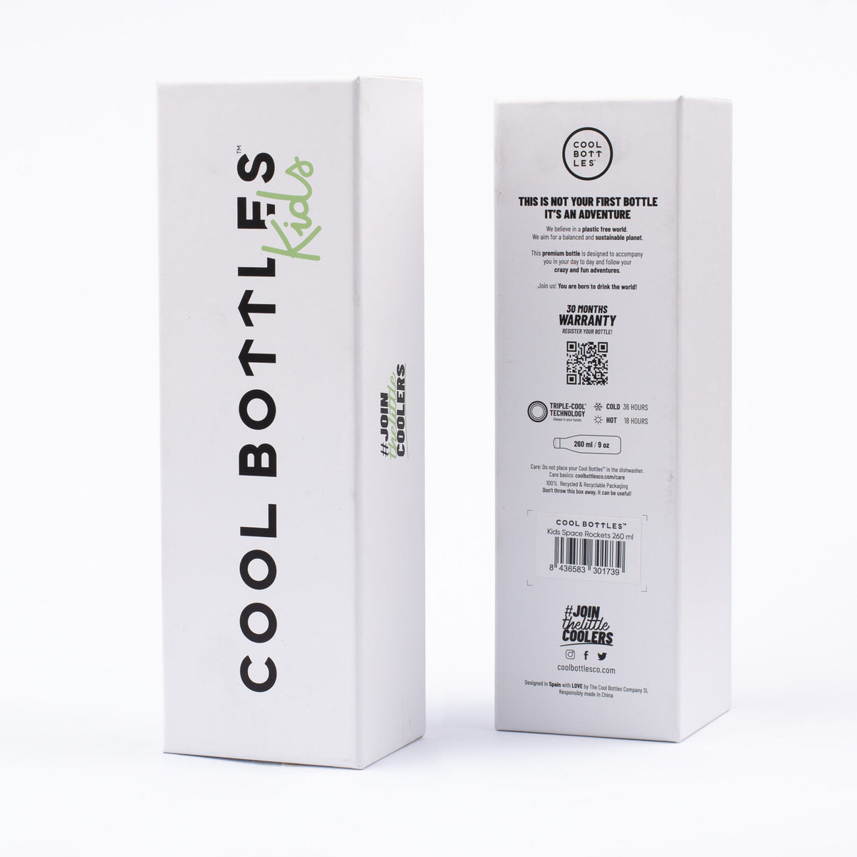 Botella Acero Space Rockets 260 ml - Cool Bottles