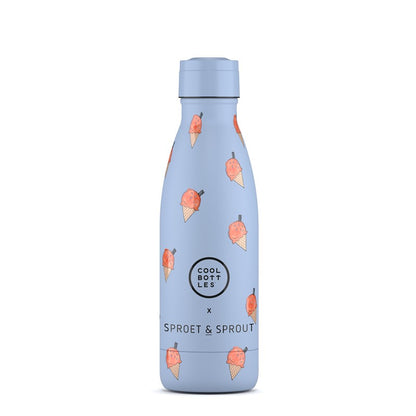 Botella Acero SPRT & Blue Scoop 350 ml - Cool Bottles