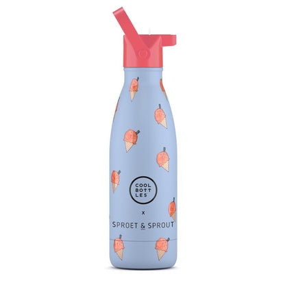 Botella Acero SPRT & Blue Scoop 350 ml - Cool Bottles